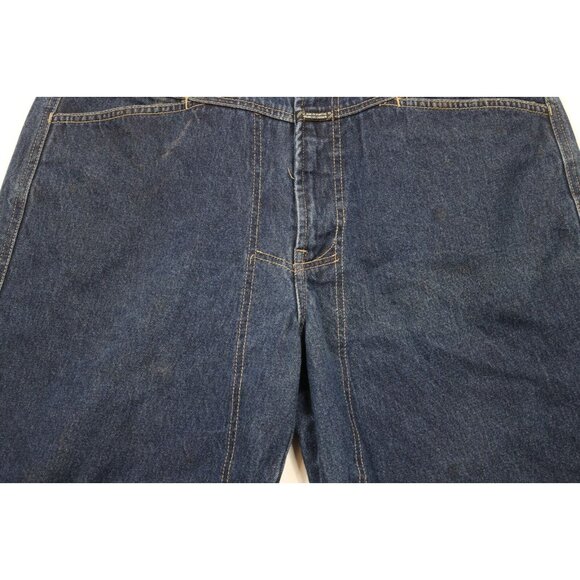 Vintage 90s Marithe Francois Girbaud Mens 34 Distressed Baggy Fit Denim Shorts - Picture 3 of 14